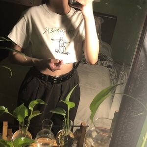 Thrasher crop top
